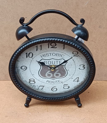 Reloj metal Route 66. Ref 1683. 24x20x6