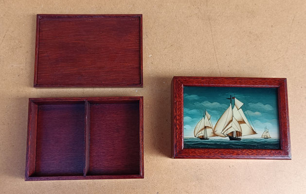 Caja madera. Ref 4665/612. 15x11x4