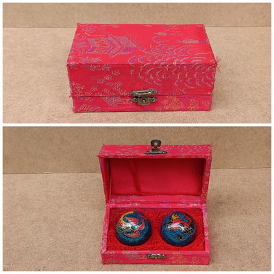 Bolas chinas de la salud con música. 13,5x7,5x6. 4,5 diámetro bola.