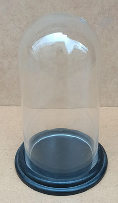 Fanal base madera. Ref 6GL1814. Medida del cristal 21x9