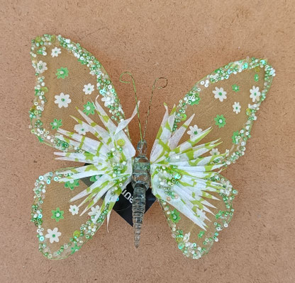 Mariposa porexpan y tela. Ref 14395. 16X17