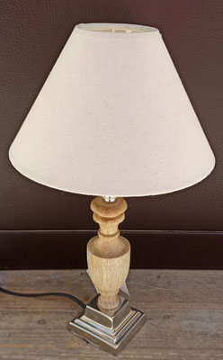 Lámpara madera. Ref 2952058. 40x8,5x8,5. Pareja disponible