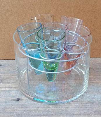 Set vasos vodka. Ref 666526. 14x14. Medida vaso 10x4