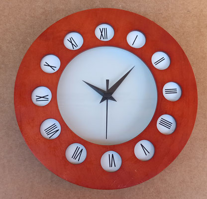 Reloj madera. Ref 509006251. 27 centímetros diámetro