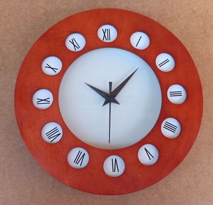 Reloj madera. Ref 509006251. 27 centímetros diámetro