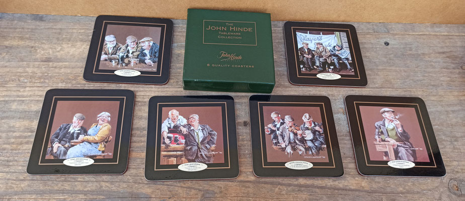 Juego de 6 posavasos Irish pub. 10,5x10,5