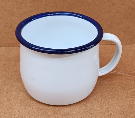 Taza metal esmaltado. Ref 9071. 8x8