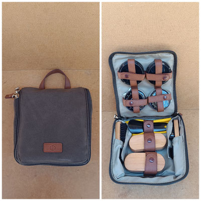 Estuche limpia zapatos. 22x18x6