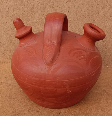 Botijo barro. 24x21