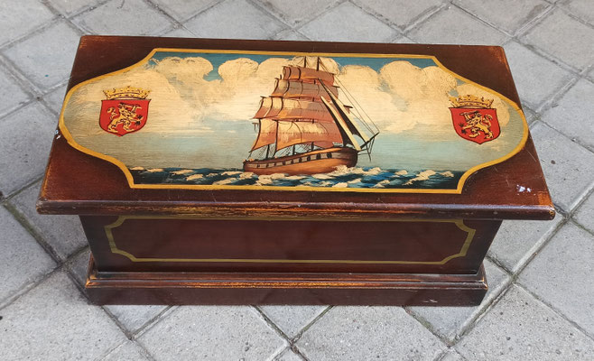 Baúl madera. Ref AC87PM. 56x28x26