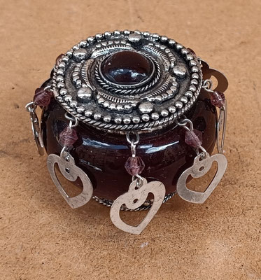 Caja cristal y metal. Ref 15338. 4x5