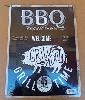 Chapa BBQ. Ref 80403. 30x40