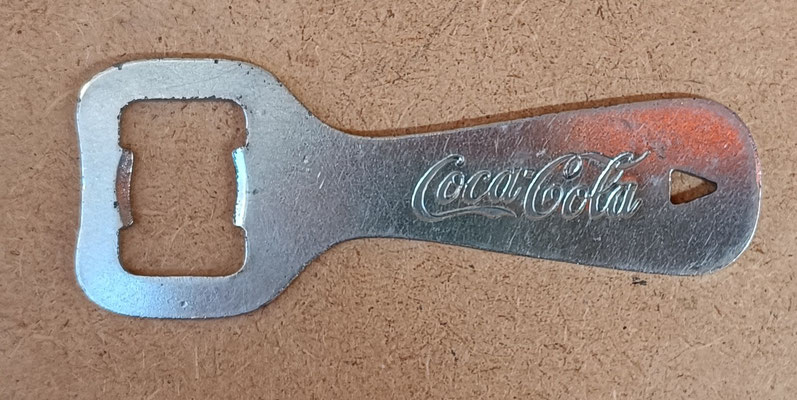 Abre botellas Cocacola vintage. 10,5x4