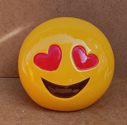Huchas emoji cerámica. Ref 66730. 12x12x8