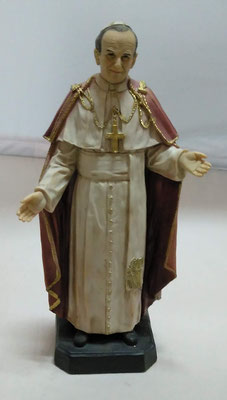 Papa Juan Pablo II resina. Ref 12/045. 21x10x6