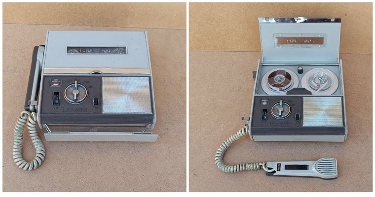 Grabadora de cinta Transiscorder vintage. Ref GOY. 6x20