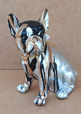 Bulldog francés resina. Ref 28702. 20x14x10