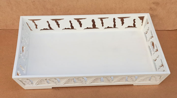 Bandeja madera. Ref SDF66023. 50x35x8