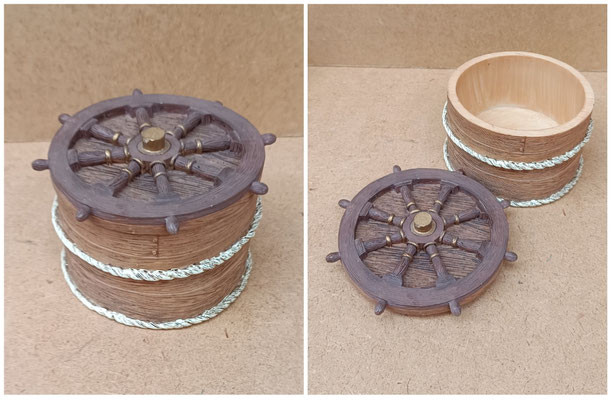 Caja resina timón. Ref 4665/590. 6x10