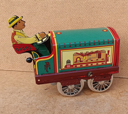 Hombre en vagoneta réplica Payá. Ref RP29. 11x13x6