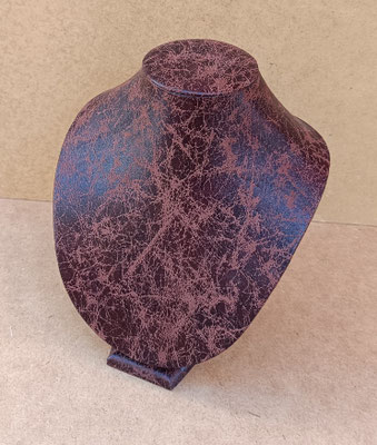 Busto expositor collares. 22x19x10