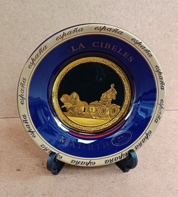 Plato cristal Cibeles. 3x15