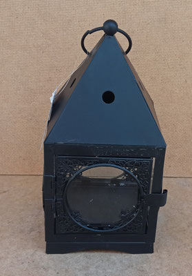 Farol metal para vela. Ref 13521050. 22x10x10