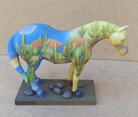 Caballo The trail of painted ponies. Saguaro stallion por John Geryak. Ref 1523. 