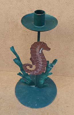 Portavelas metal. Ref PC710. 26x12