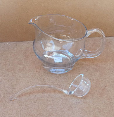 Salsera cristal. Ref 91006. 11x17x10