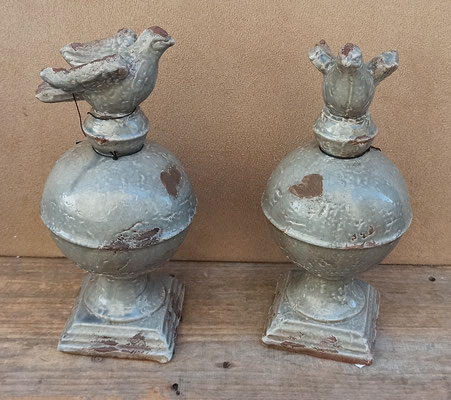 Peana pájaros cerámica. Ref 18092. 28x13