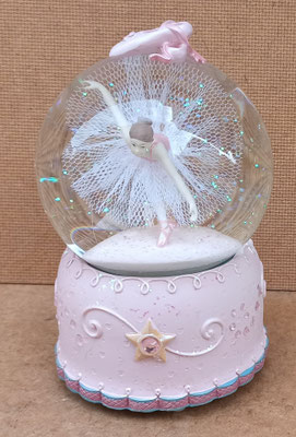Bola purpurina musical giratoria. Ref 40667. 16x10,5