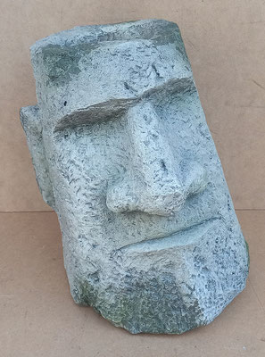 Macetero Moai magnesio. Ref 21944. 35x23x27