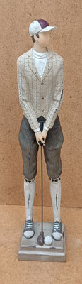 Figura golfista resina. Ref 38831A. 38x8x7