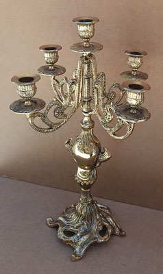 Candelabro bronce. Ref 4029. 39x26. 