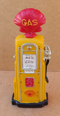 Hucha surtidor gasolina resina. Ref 61594. 17x6x3