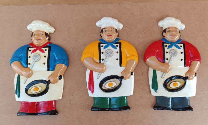 Cocinero cerámica para pared. Ref 697. 25x15