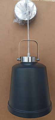 Lámpara techo aluminio. Ref HN8050N. 41(+cable)x26
