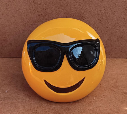 Huchas emoji cerámica. Ref 66730. 12x12x8