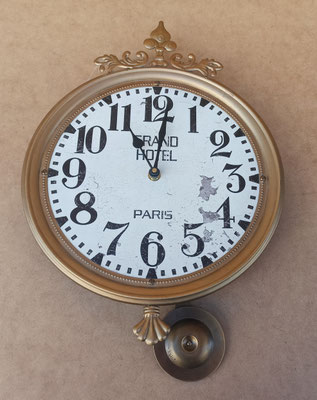 Reloj pared con péndulo