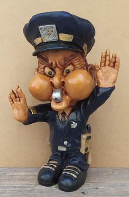 Policía resina. 