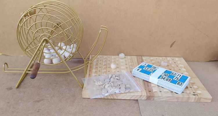 Bingo madera y metal. Ref 41204