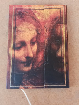 Libreta Leonardo Da Vinci. Ref MR. 20x14