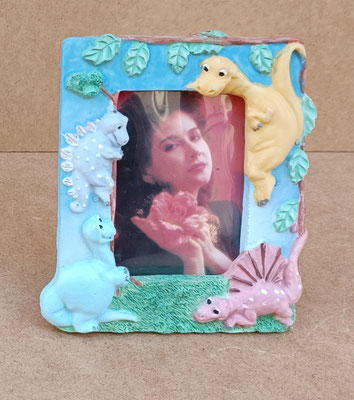 Portafoto resina relieve. Ref  69283. 11x9