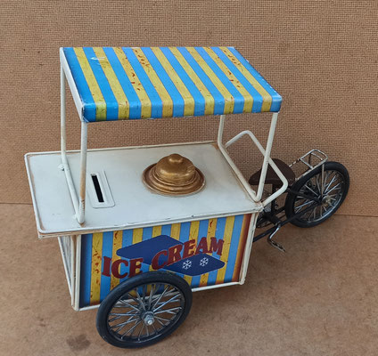 Hucha carrito de helados. Ref 66847