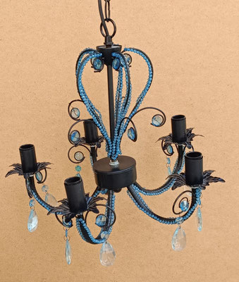 Lampara techo resina. Ref 44366. 105x40 incluyendo cadena