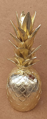Piña dorada resina. Ref 86488. 40x13