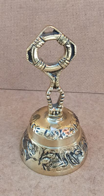 Campana decorativa de bronce (sin badajo). Ref 1668. 14x7