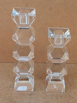 Veleros cristal. Grande ref 19522 (20x5x5). Pequeño ref 19521 (16x5x5)