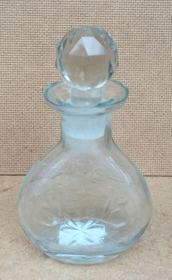 Frasco cristal con tapa. Ref 16899. 9x5x15